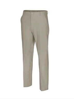 Greg Norman Men’s Golf Pants 34x30 Khaki Performance Stretch Moisture Wicking